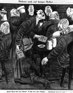 Bookseller: Adolf Hitler caricature, 1925