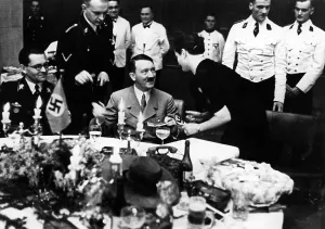 Philipp: Adolf Hitler at a Christmas party, 1937