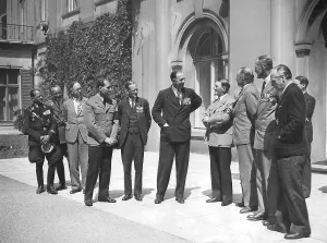 Godley: Adolf Hitler with delegation of British combatants