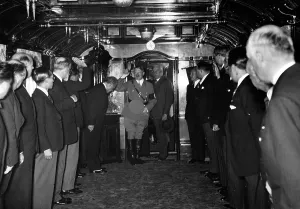 Neurath: Adolf Hitler with diplomats