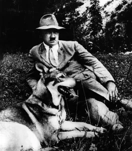 Fhrer: Adolf Hitler with his dog, 1935