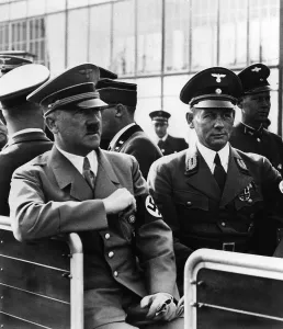 Volk: Adolf Hitler with Friedrich Karl Florian, 1937