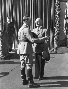 Finck: Adolf Hitler with Gauleiter of Munich, Adolf Wagner