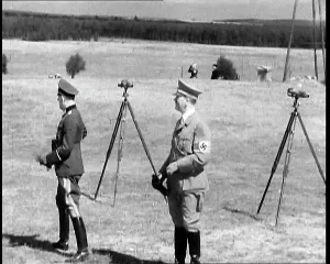 Tripods: Adolf Hitler, the German Leader, Holding a