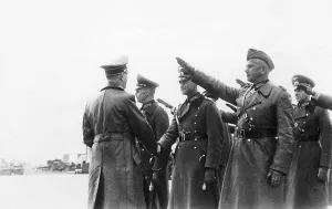 Reichenau: Adolf Hitler, Gert von Rundstedt, Johannes von Blaskowitz, W