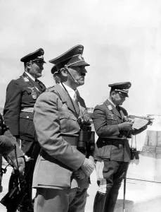 Gring: Adolf Hitler with Goring and Milch 1939