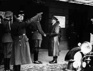 Infantery: Adolf Hitler greets Werner von Blomberg, 1936