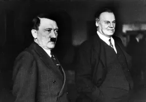 Admirers: Adolf Hitler with Harold Rothermere, 1934