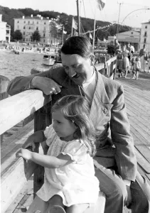 Helga: Adolf Hitler with Helga Goebbels, 1935