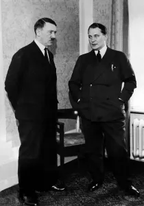 Expecting: Adolf Hitler and Hermann Goering 1931