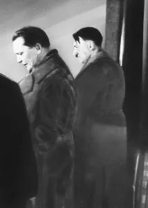Torchlight: Adolf Hitler and Hermann Goering, 1933