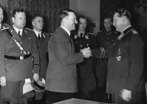 Thanks: Adolf Hitler with Hermann Goering, 1940
