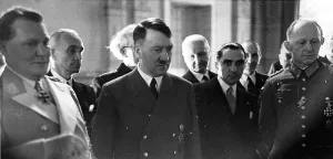 Jodl: Adolf Hitler and Hermann Goering, Berlin, WW2