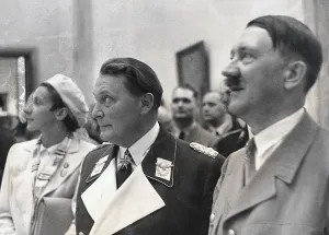Troost: Adolf Hitler and Hermann Goering at exhibition, Munich