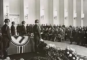 Right Wing: Adolf Hitler, Hermann Goering, and Joseph Goebbels