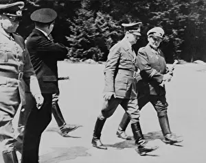 Lcgr1405: Adolf Hitler and Hermann Goering walking together