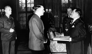Ribbentrop: Adolf Hitler with Hiroshi Oshima, 1941