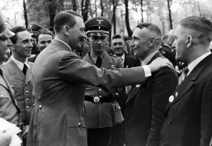 Congratulate: Adolf Hitler and Joseph Goebbels, 1934
