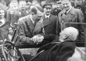 Retirement: Adolf Hitler with Karl Litzmann, 1935