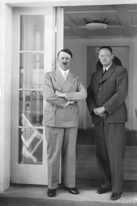 Henlein: Adolf Hitler with Konrad Henlein, 1938