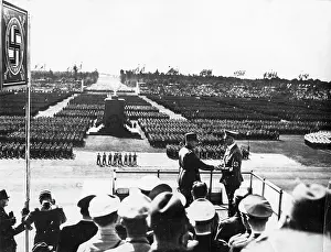 Hierl: Adolf Hitler and Konstantin Hierl, Nuremberg