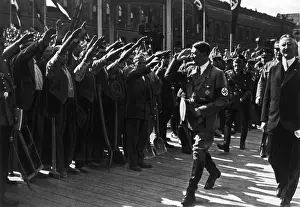 Cornerstone: Adolf Hitler at the laying of the cornerstone ?