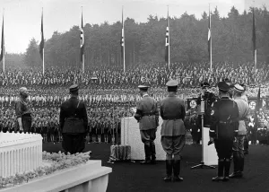 Stadion: Adolf Hitler at the laying of the foundation