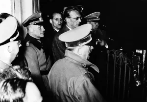 Salutes: Adolf Hitler in Linz, 1938