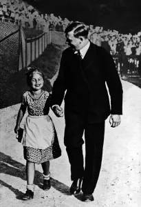Fhrer: Adolf Hitler with a little girl