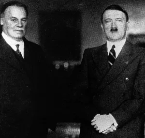 Berchtesgaden: Adolf Hitler with Lord Rothermere, 1934