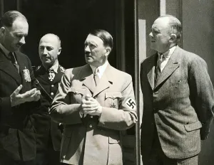 Interpreter: Adolf Hitler with Major Fetherstone-Godley, British Legion