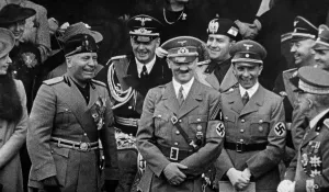 Emanuel: Adolf Hitler with Mussolini, 1938