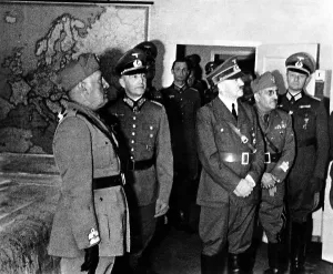 Fascio: Adolf Hitler with Mussolini, 1941