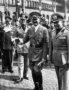 Galeazzo: Adolf Hitler with Mussolini and Count Ciano, 1938