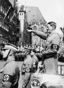 Salutes: Adolf Hitler in Nuremberg, 1935