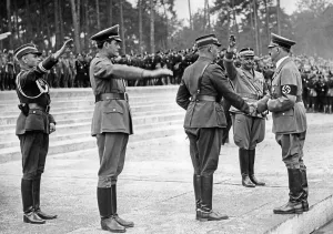 Handshake: Adolf Hitler at the Nuremberg Rally, 1937