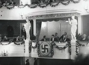 Transformed: Adolf Hitler at opening of first state opera, Munich