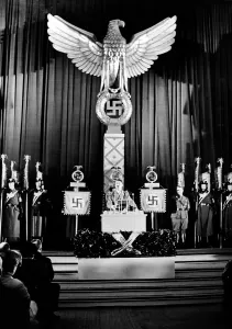 Honours: Adolf Hitler opens the IAME 1938