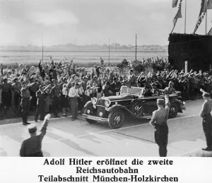 Inaugurates: Adolf Hitler opens second Reich highway