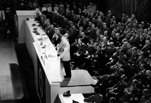 Winterhilfswerk: Adolf Hitler opens the Winterhilfswerk, 1938