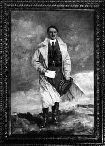 Depictions: Adolf Hitler painting, 1939