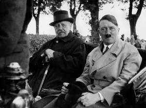 Neudeck: Adolf Hitler and Paul von Hindenburg together in the