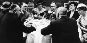 Funk: Adolf Hitler at a private tea reception, 1937
