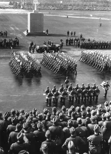 Appeal: Adolf Hitler at the rally of the RAD to the