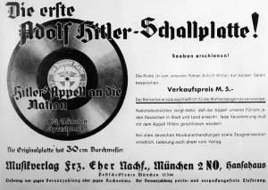 Offered: Adolf Hitler record, 1932