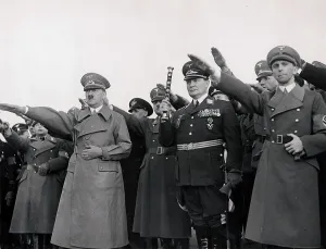 Marshals: Adolf Hitler after his return from Austria. Hermann