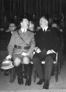 Espionage: Adolf Hitler with Robert Allmers, 1936