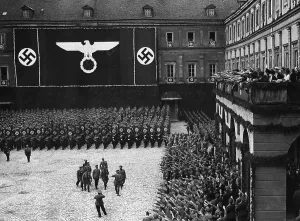 Troopers: Adolf Hitler and Rudolf Hess in Weimar in 1936