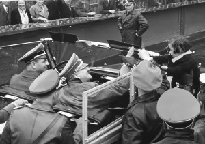 Kempka: Adolf Hitler at sightseeing tour, Westwall border