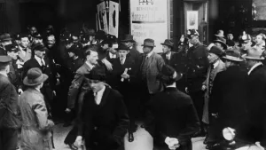 Clou: Adolf Hitler after a speech in Berlin, 1927